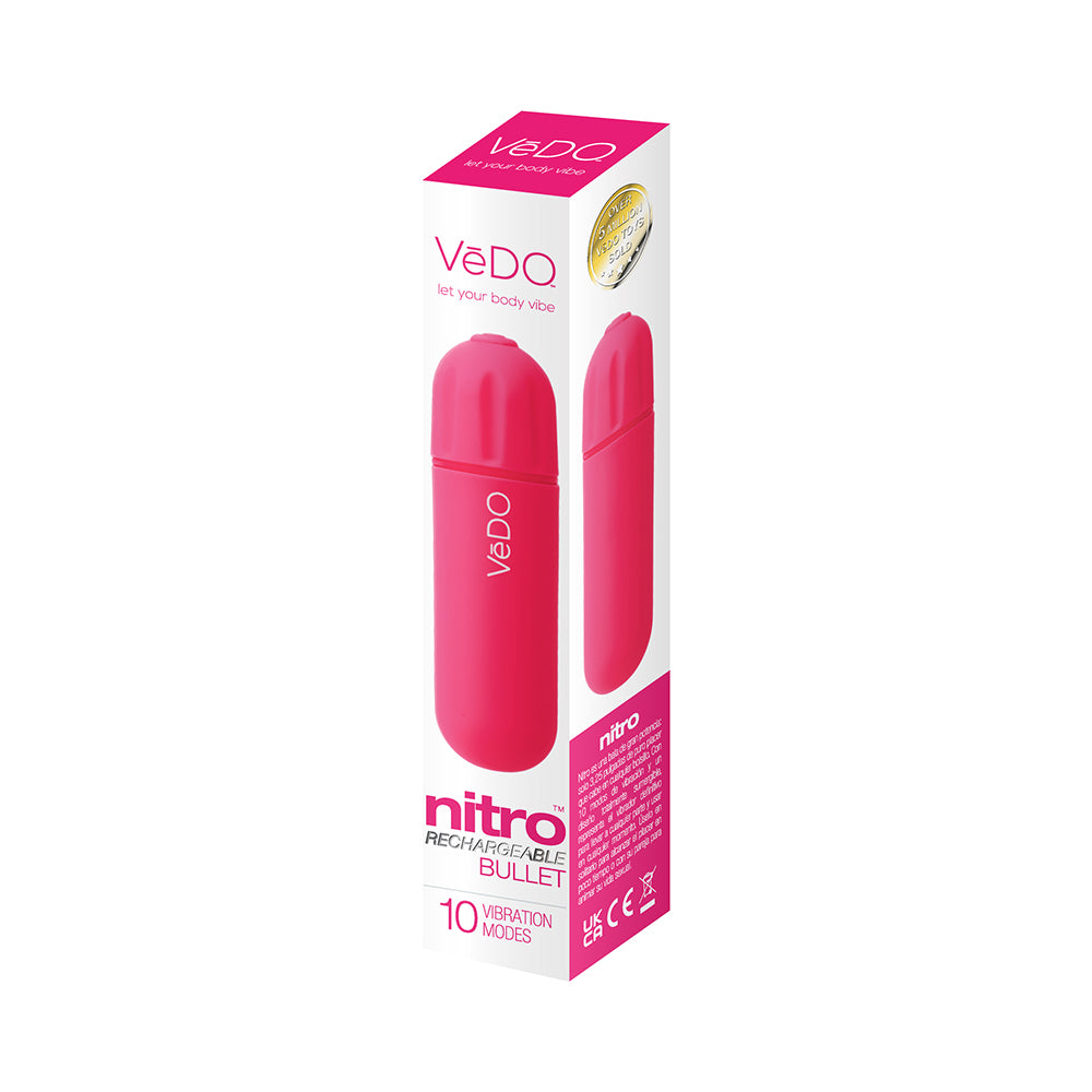 VeDO Nitro Rechargeable Bullet Vibe - Pink